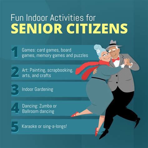 Home Fun Indoor Activities Senior Citizen Activities