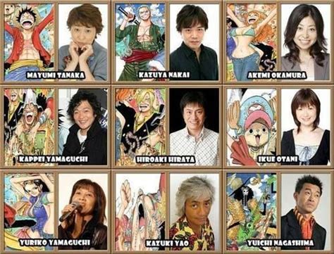 One Piece Japanese Voice Actors | Random Stuff an Otaku Likes