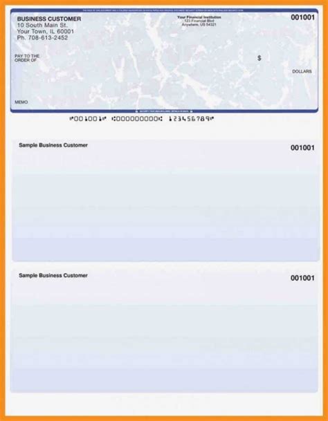 Blank Business Check Template Word Sample Design Templates
