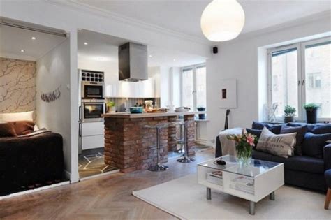 Open layout kitchen living room floor plan small interior and. 16 Smart Ideas To Decorate Small Open Concept Kitchen
