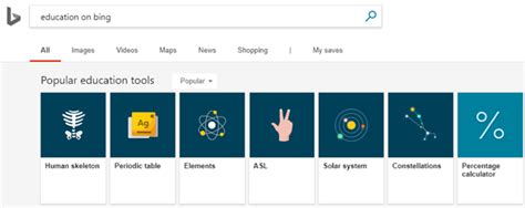This Month On Bing Visual Search Expanded Education