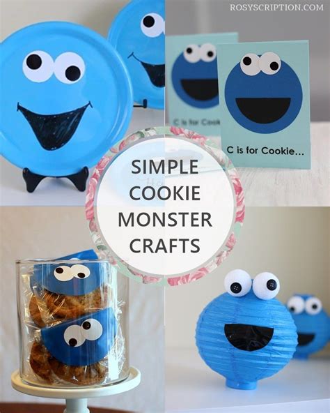 Cookie Monster Inspired Diy Party Decor Idea Monster Cookies Cookie