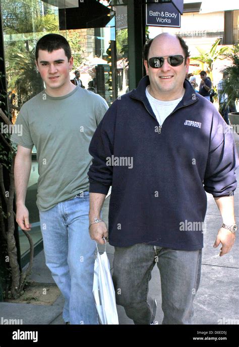 Jason Alexander And His Son Shopping In West Hollywood Los Angeles
