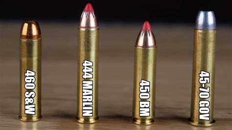 Big Bore Cartridges Compared Velocity Tests And More 460 Sandw Vs 444
