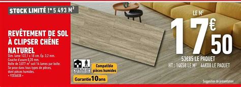 Offre Rev Tement De Sol Lvt Clipser Venise Chez Brico Cash