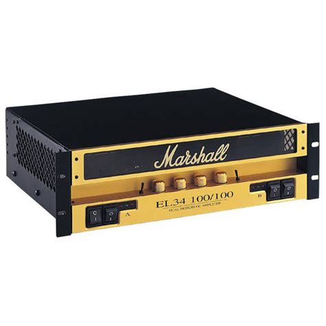 Marshall El34 100100 Guitarra Power Amplificador Rack De 3u En