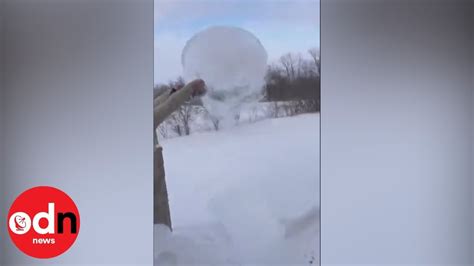 What Just Happened Boiling Water Turns Instantly To Snow In Freezing