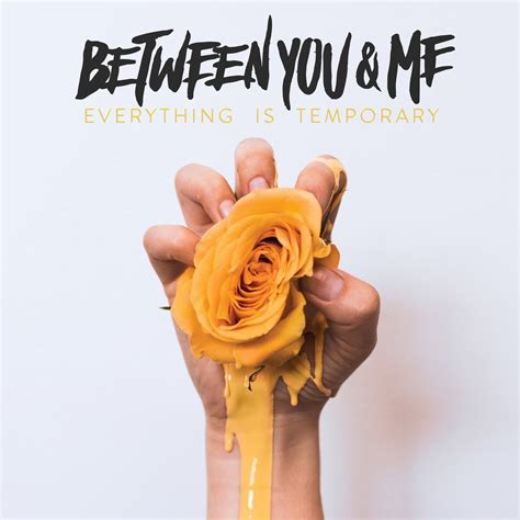 Everything is temporary, is a strong quote. Between You & Me announce debut album, and share new ...