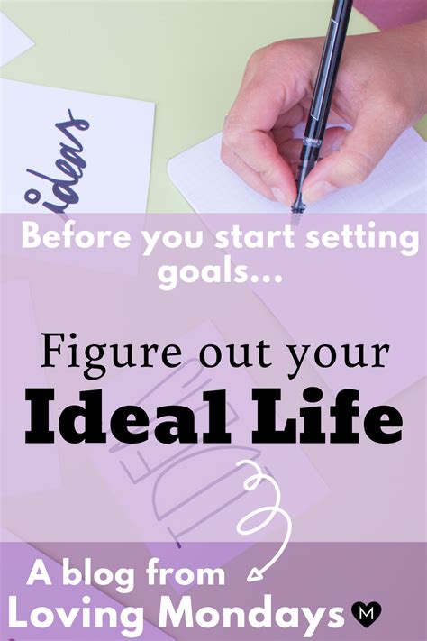 How To Figure Out Your Ideal Life Coping Skills Life Motivation Life Purpose