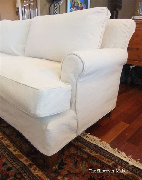 Choose from 1000's of fabrics & customize online. My Favorite Fit for Custom Slipcovers | White slipcover ...