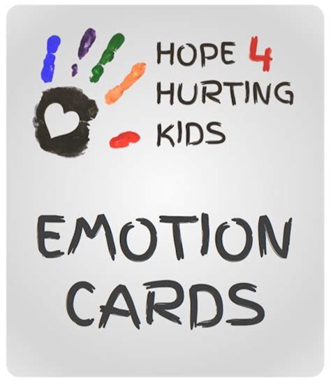 Hope 4 Hurting Kids Emotion Cards Coping Skills Emotions Cards