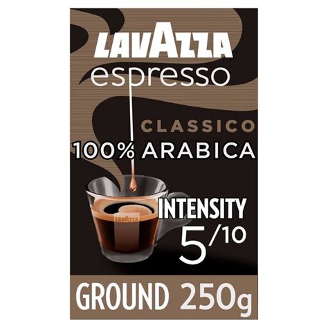 Lavazza, the coffee preferred by italians. Morrisons: Lavazza Espresso Ground Coffee 250g(Product ...