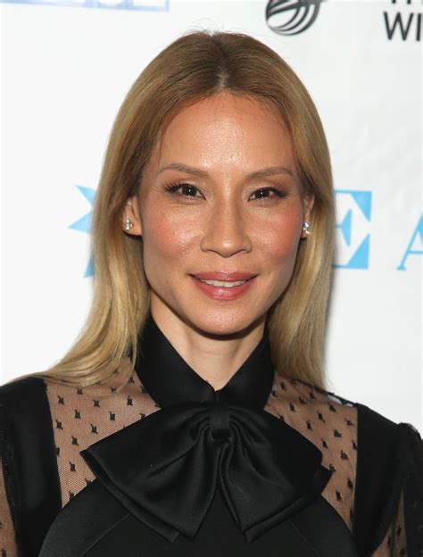 Lucy Liu Debuts Blonde Hair At The Obie Awards