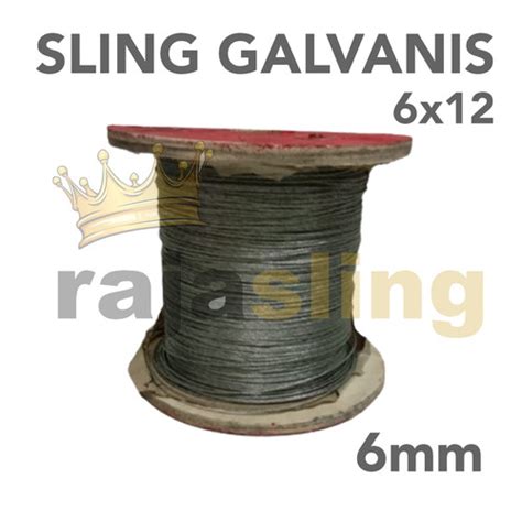 Jual Kawat Seling 6mm Galvaniskawat Sling 6mm Galvaniswire Rope 6mm