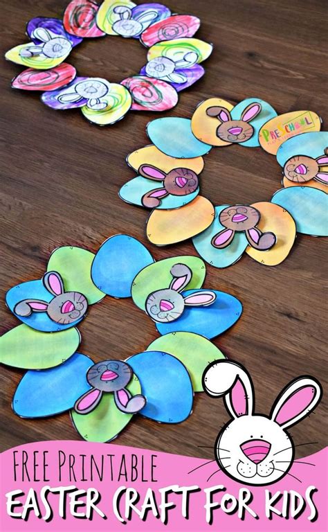 FREE Printable Easter Craft for Kids - this is such a cute, easy-to