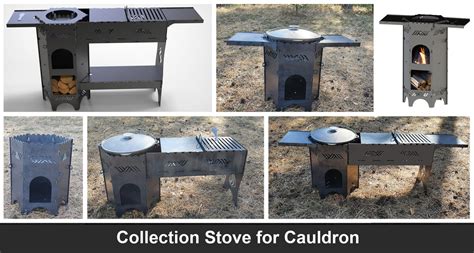 Stove For Cauldron Grill And Bbq Dxf Files For Plasma Laser Cnc