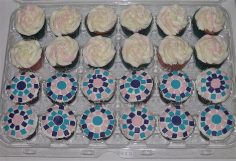 Mosaic Cupcakes