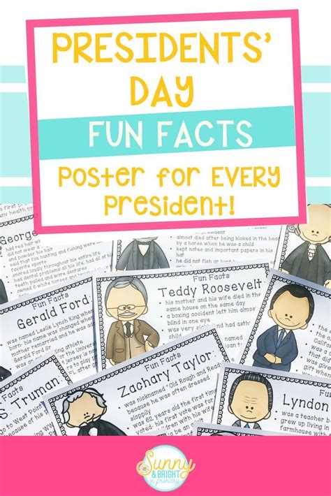 Awesome Fun Fact Posters For Every Us President Do You Know Which 4