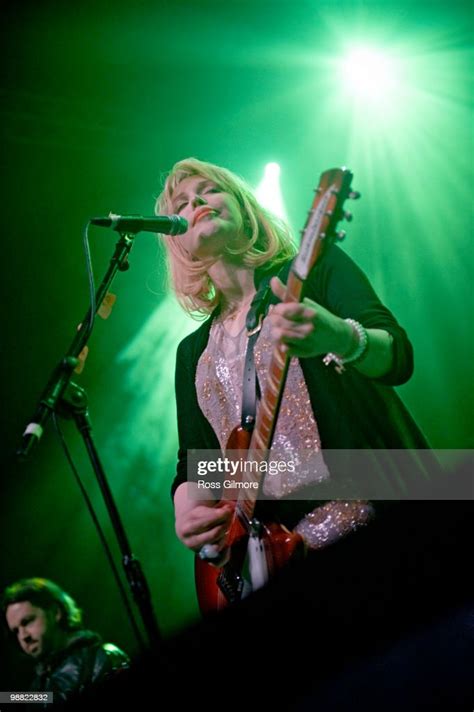 Courtney Love Lead Singer Of Hole Performs On Stage At O2 Academy On