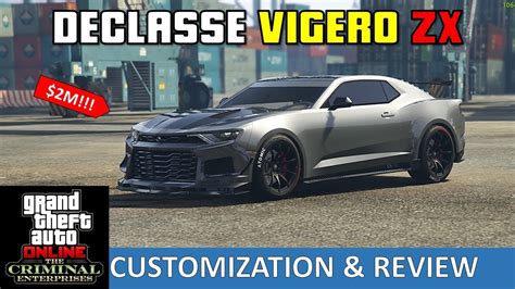 Declasse Vigero Zx Chevy Camaro Zl1 1le Customization And Review Gta