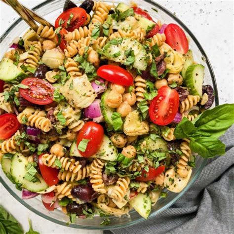 Mediterranean Pasta Salad Living Well With Nic