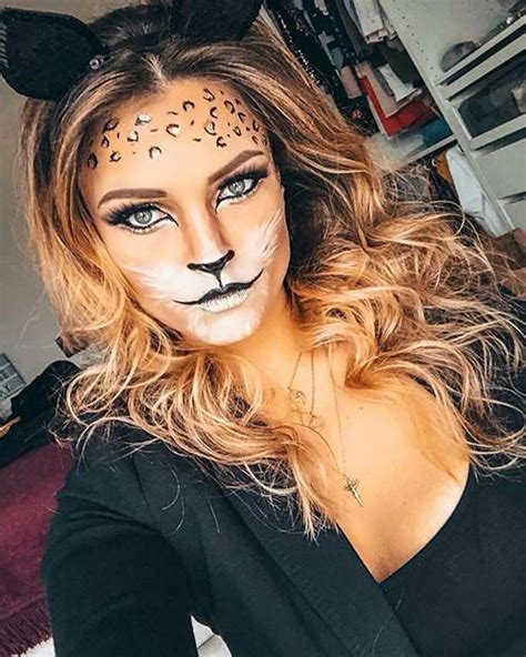 41 Easy Cat Makeup Ideas For Halloween Page 3 Of 4 StayGlam Leopard