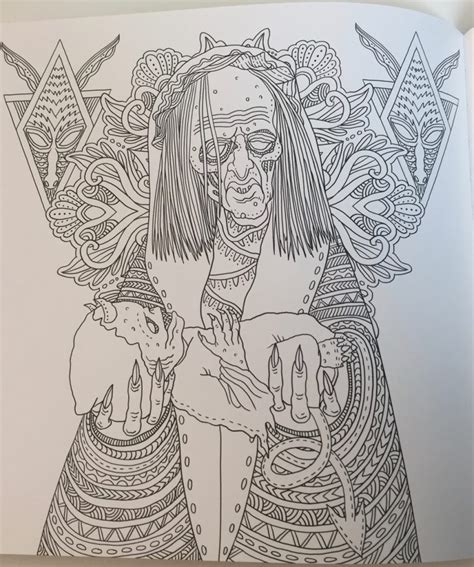 The Beauty of Horror - A Gorgeous Coloring Book | Coloring Queen
