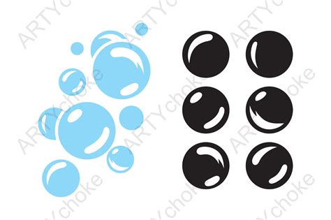 Bubbles Svg File Ready For Cricut Grafik Von Artychoke Design