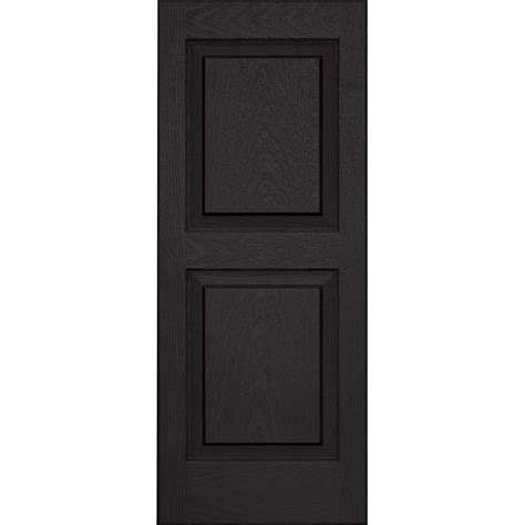 Available in functional shutter and decorative shutter options in vinyl, wood & composite. Shop Vantage 2-Pack Black Raised Panel Vinyl Exterior ...