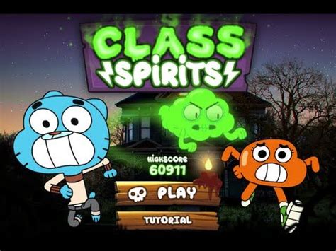 The Amazing World Of Gumball Online Games Class Spirits - YouTube