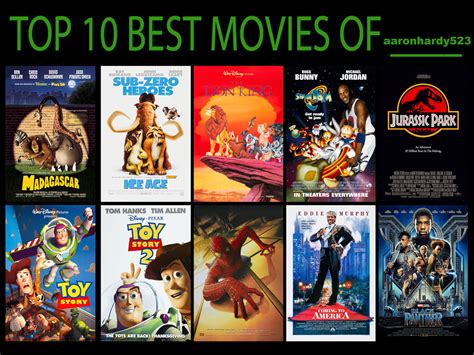 Top 10 Best Movies Of Aaronhardy523 By Aaronhardy523 On Deviantart