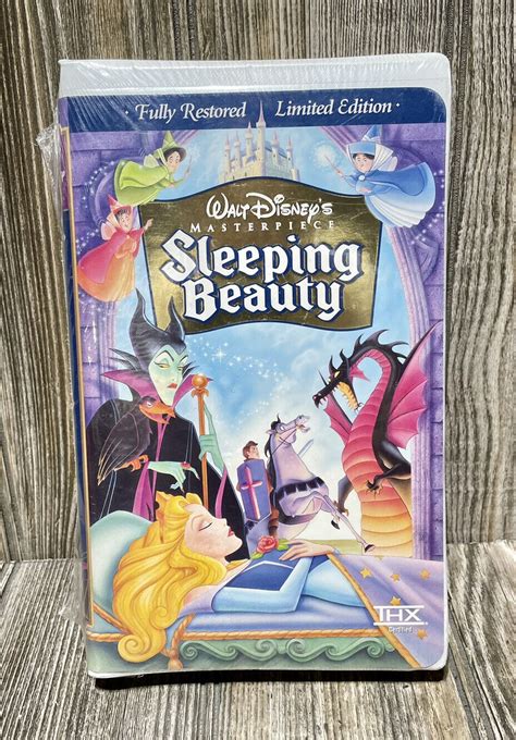 Sealed Disney Sleeping Beauty Vhs Video Tape Masterpiece Collection