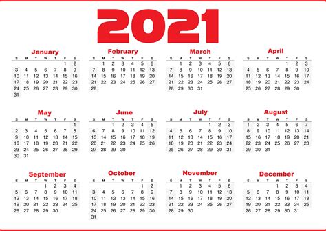 Monthly Blank Calendar 2021 Printable Template Pdf Word Excel