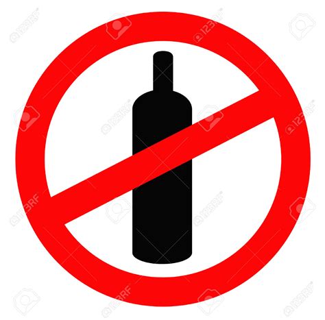 What are the benefits of quitting drinking? Alcohol Ban / No alcohol drink sign. Prohibition icon. Ban ...