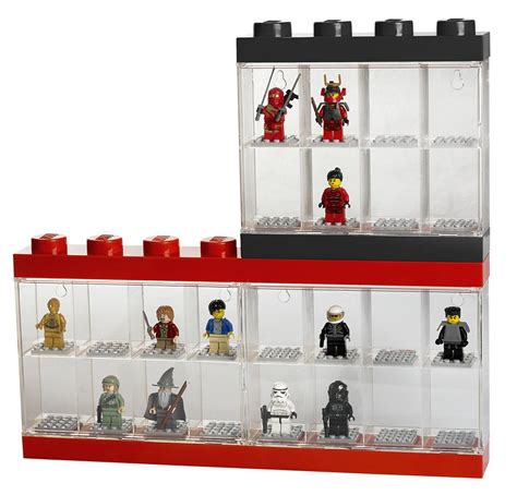 Lego Minifiguur Display Case 8 Rood 5711938023577 Lego