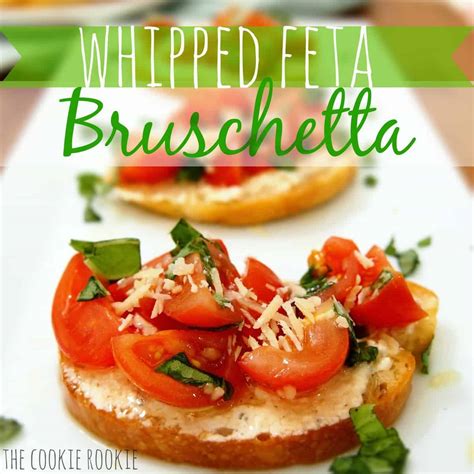 To make the real bruschetta you'll only need bread, tomatoes, garlic, and olive oil. Whipped Feta Bruschetta - The Cookie Rookie