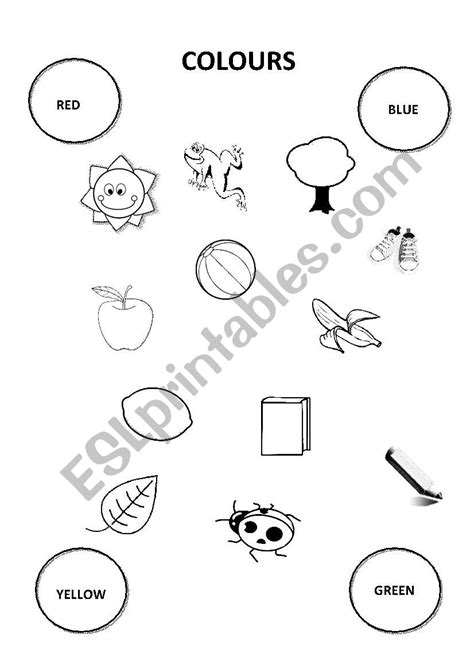 Colour Dictation Esl Worksheet By Aeeaee