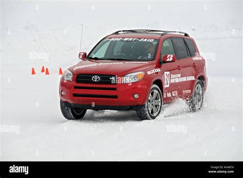 Driver Puts A Toyota Rav4 Through Its Paces On Track 1 At The