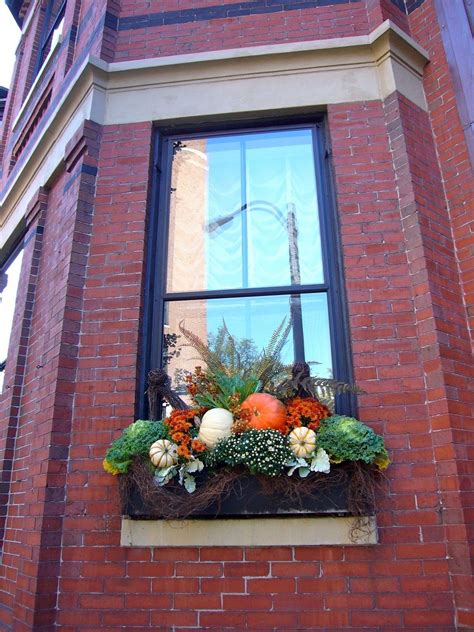 The benefits of flower plant pots, baskets & window boxes planters provide easy gardening and maintenance for homeowners with limited outdoor space or those without a garden garden owners are able to enjoy the pleasing aesthetic created by a range of different planters available to use in their outdoor space 42 Cheap and Easy Fall Window Boxes Ideas | Fall window ...