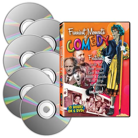 Classic Funniest Moments Of Comedy 6 Dvd Collection Collections Etc
