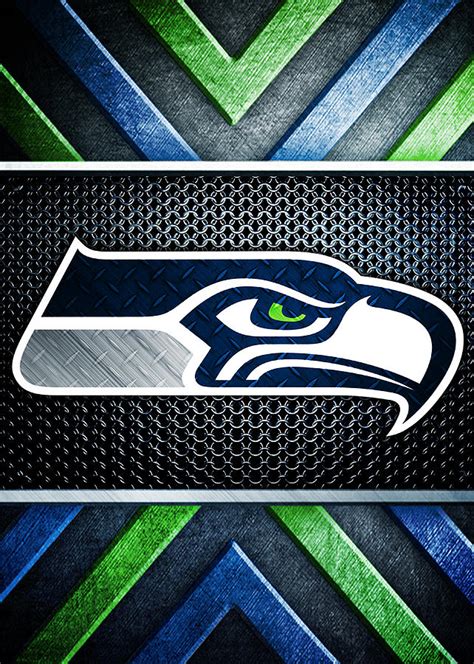 Seattle Seahawks Logo Art Digital Art By William Ng Pixels