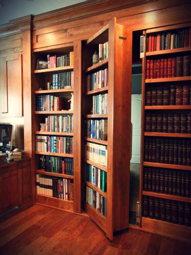 Hidden Bookcase Doors - Secure & Custom - High Tech Secret ...
