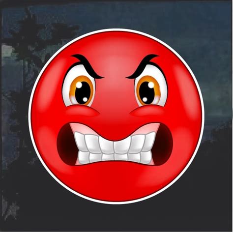 Angry Emoji Decal