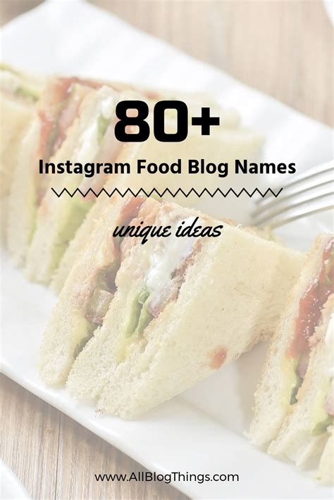 Instagram Food Blog Name Ideas