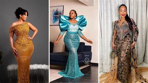 55 Latest Lace Aso Ebi Styles For 2023 Thrivenaija African Dress African Fashion Lace Gown