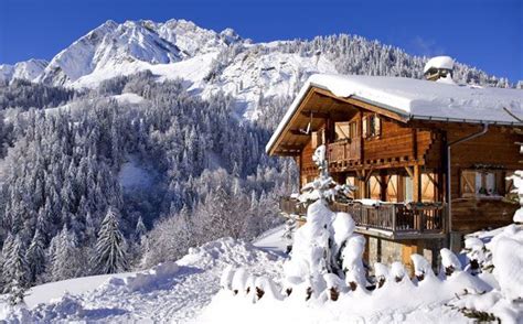 Зима в Швейцарских Альпах Cabins In The Woods Beautiful Cabins