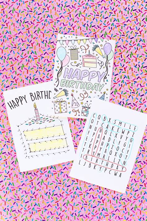Free Printable Birthday Cards Free Printable Birthday Cards