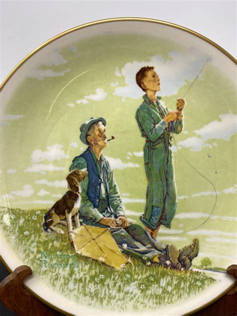 1976 Gorham Norman Rockwell Four Seasons Spring Soaring Spirits Plate