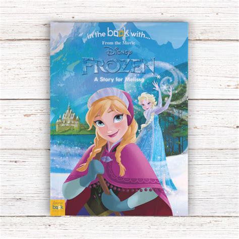 Personalised Disney Frozen Story Book Elsa And Anna Princess Etsy