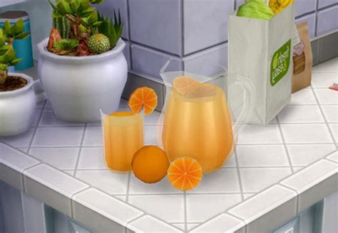 Ts3 Orange Juice Conversion By Blackcatphoenix Sims 4 Mods Modding
